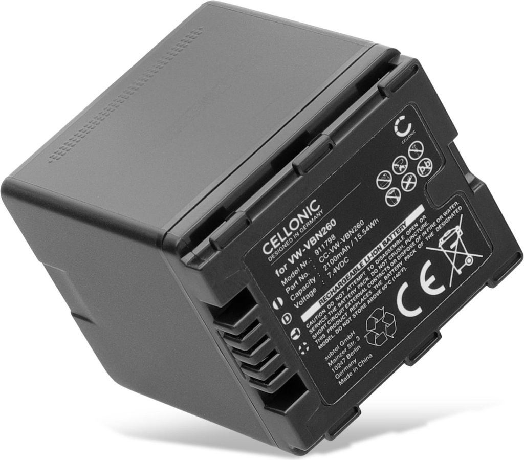 CELLONIC 1x Akku für Kamera Kompatibel mit Panasonic Produktbild 