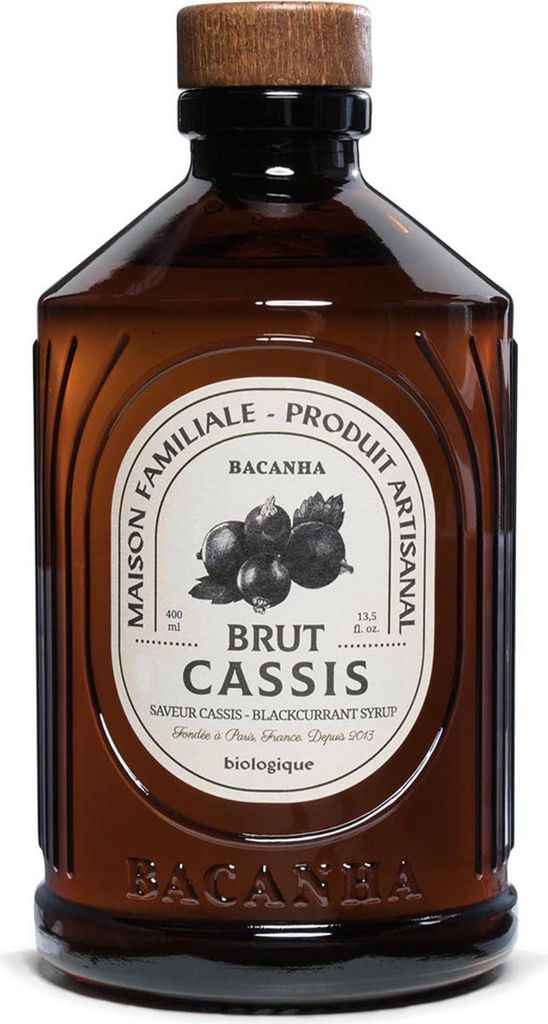 Bacanha Sirop Brut de Cassis 400 ml - Johannisbeeren Sirup
