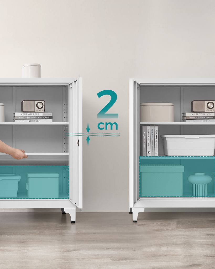 SONGMICS Kartotéka, víceúčelová skříň, kancelářská skříň se Obrázek produktu 9