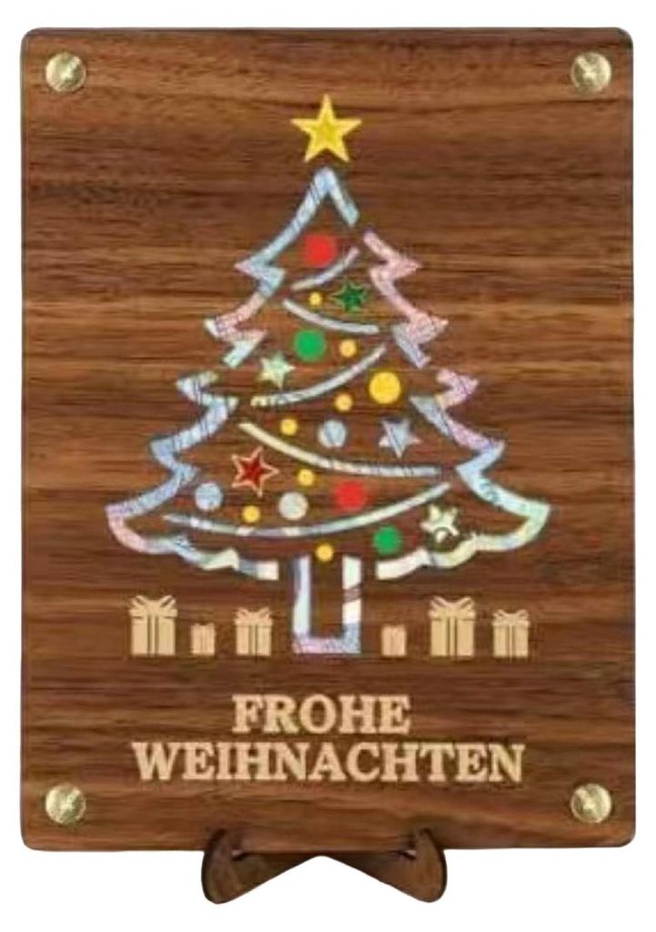 Geldhalter aus Holz, Geldumschlag mit durchbrochenem Muster, Geldhalter, Geschenkhalter für Hochzeiten, Weihnachten, Geburtstage, Abschlussfeiern,...