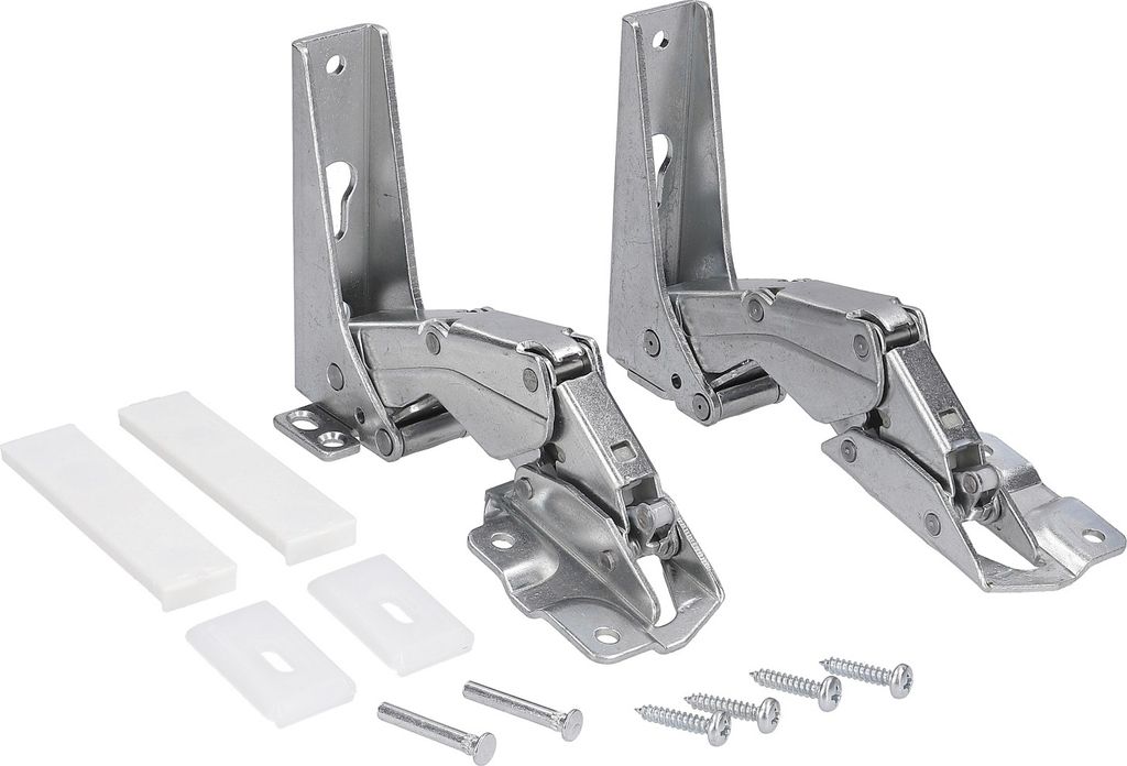 Bluparts 10107339 (=10096178) Türscharnier Set oben unten wie INDESIT... für Kühlschrank