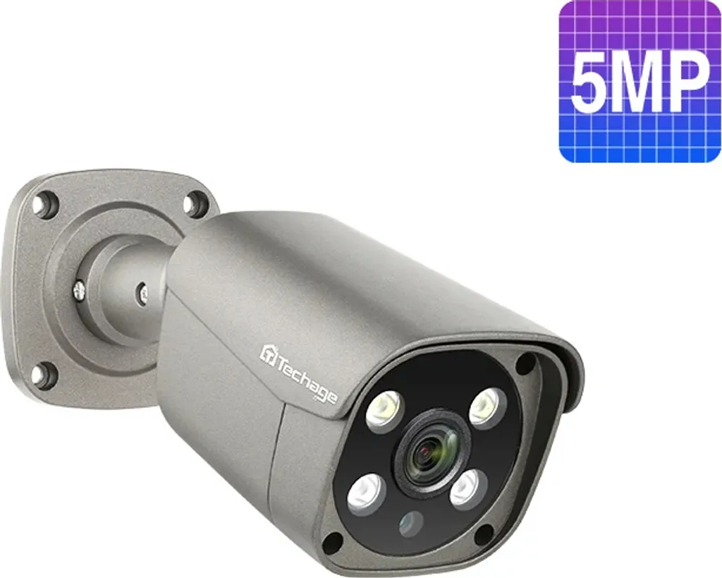 Caméra IP POE 5MP Haute Résolution Audio Bidirectionnel avec Objectif 3.6mm - 2