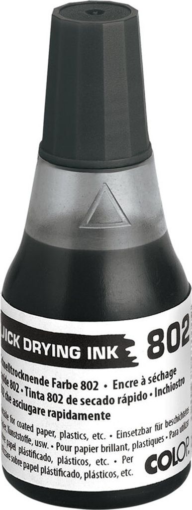 COLOP 109758, COLOP stempelinkt 802, snel drogend, 25 ml, Productafbeelding 