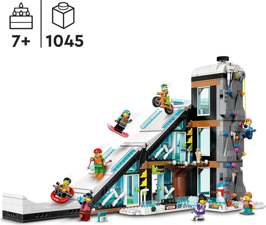 LEGO 60366 City Centrum narciarskie i wspinaczkowe, zestaw Zdjęcie produktu 