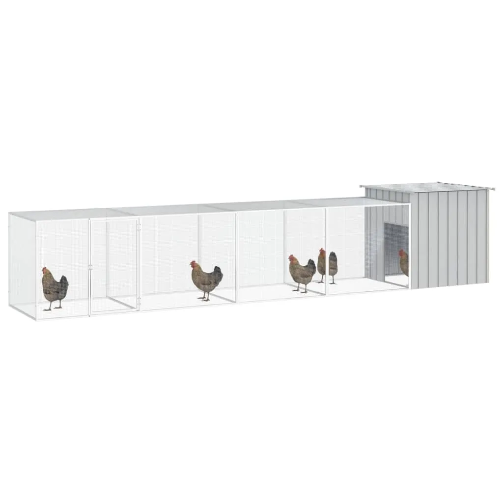 Cage à poules grand format pour élevage en plein air sécurisé