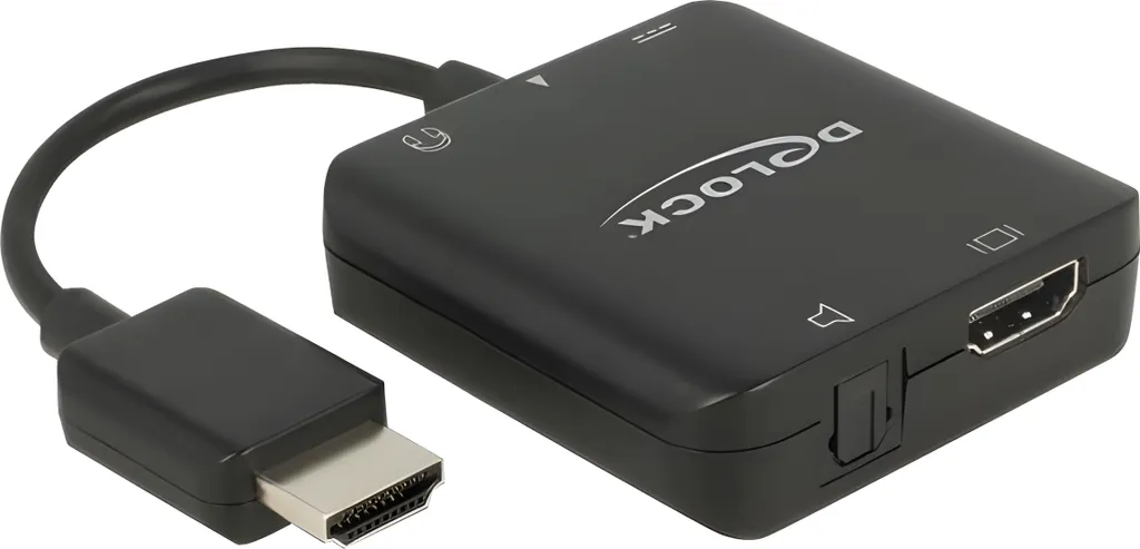 Extraktor Audio HDMI Delock 4K 60Hz - Extracteur Compact Haute Résolution