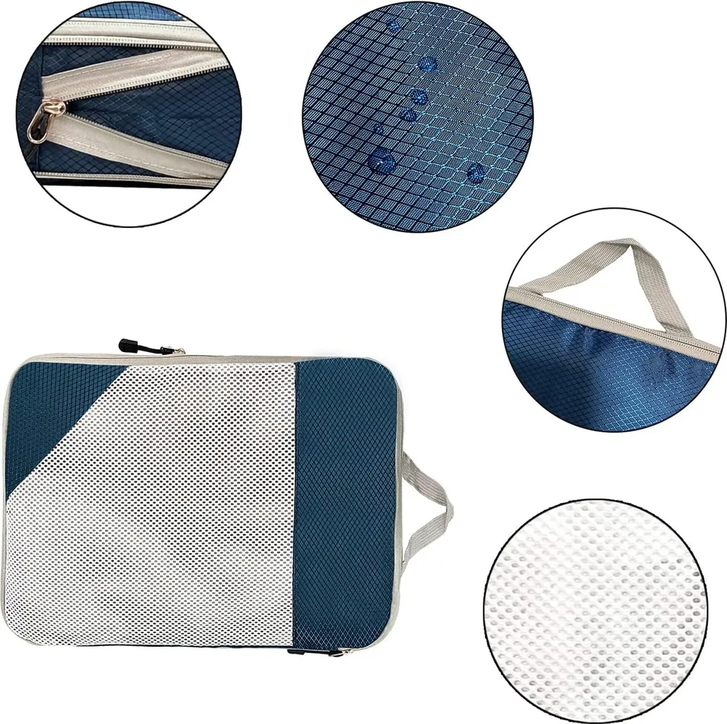 Organisateur de valise voyage : Packing cubes 4 pièces spécial vacances - 3