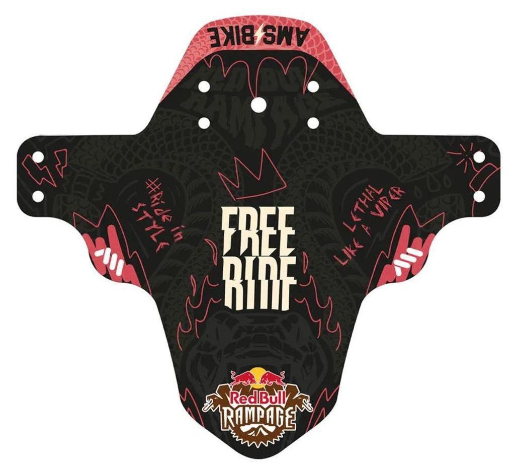 All Mountain Style Red Bull Rampage Freeride Schutzblech Rot Rot One Size
