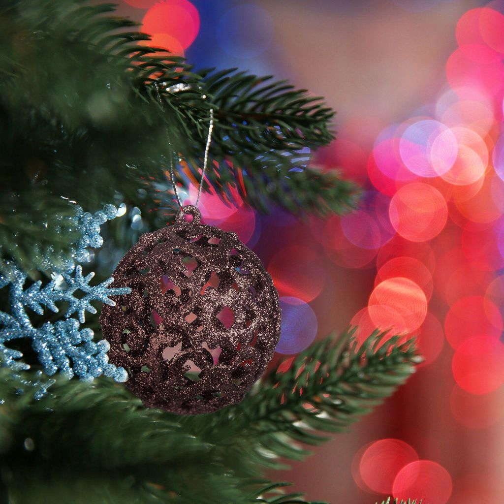 Christbaumschmuck-Set, 50 Kugeln, verschiedene Ausführungen