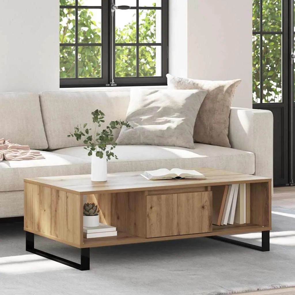 Tavolino Design Artisan Rovere 104x60 Maison Exclusive Luxury