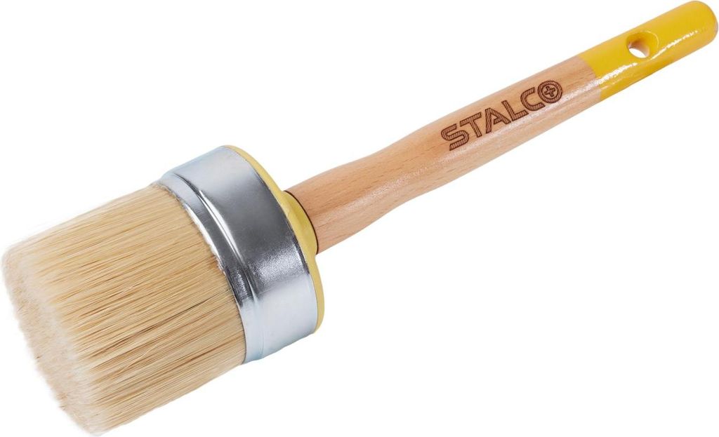 STALCO 60mm Rundbürste PREMIUM für Lacke & Kanten