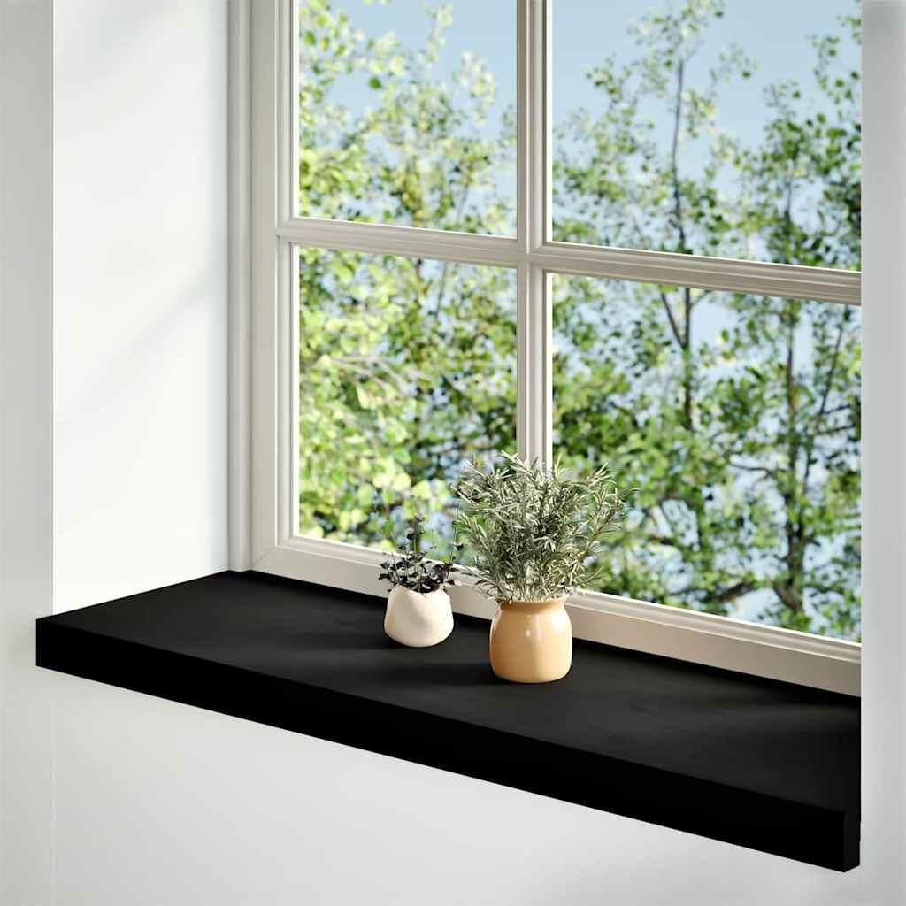 vidaXL Fensterbänke 2 Stk. Dunkelbraun 70x30x2 cm Massivholz Eiche
