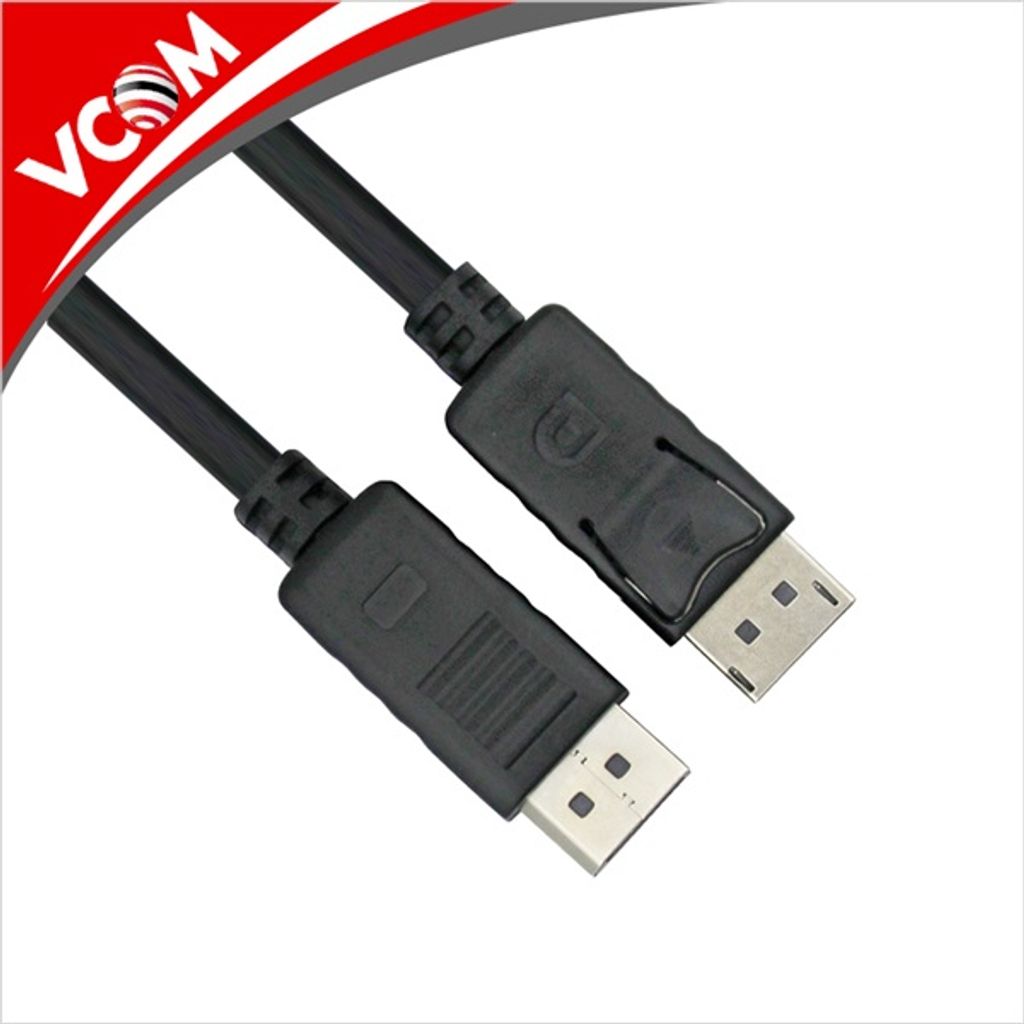 VCOM DisplayPort 1.2 (M) zu DisplayPort 1.2 (M) 3m Black Retail Packaged Display Cable