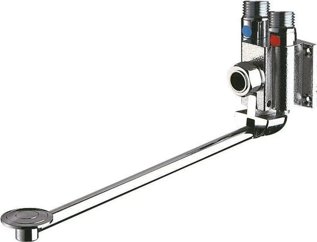 Robinetterie Delabie MIXFOOT G1/2B avec Pédale en Laiton Chromé Durable