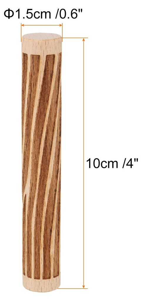 Holz Tonroller 4" Holzmaserungsmuster Nudelh?lzer Tonwalzen T?pferwerkzeuge Holzmaserung Texturwalzen fš¹r Ton Backen Teig Kneten DIY