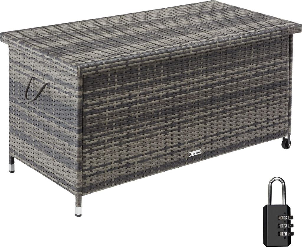 Coffre de jardin KIRUNA en rotin synthétique 121 x 56 x Image du produit 