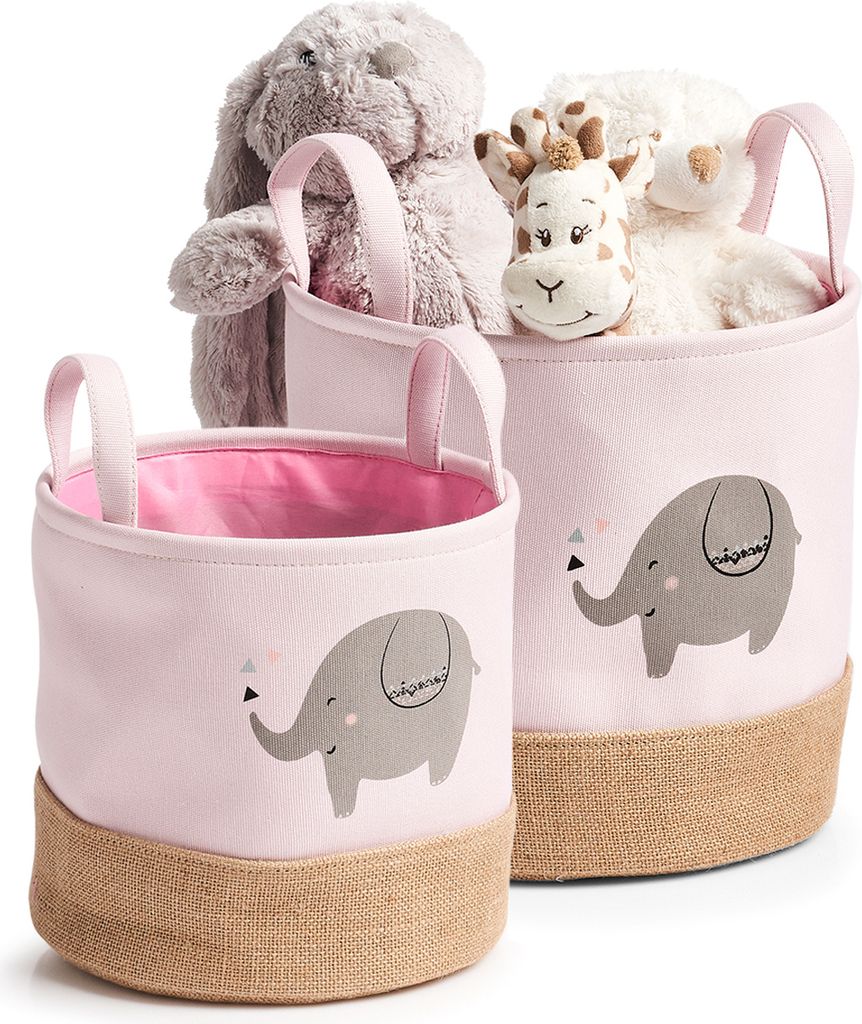 Aufbewahrungskörbe Elefant 2er-Set Produktbild 