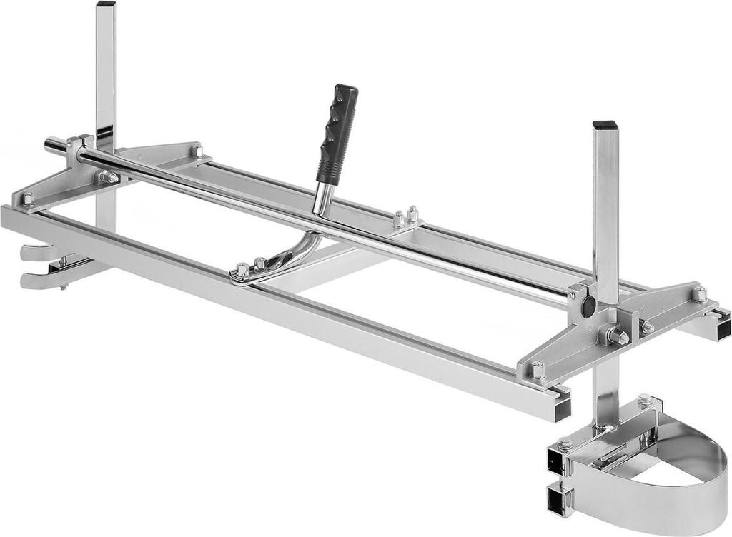 Portable Sawmill 14"-36" Guide Bar Galvanized Steel Chainsaw Planking 0.2"-11.81" Thickness, Wood Lumber Cross Cutting Saw Mill for Builders and Wo...