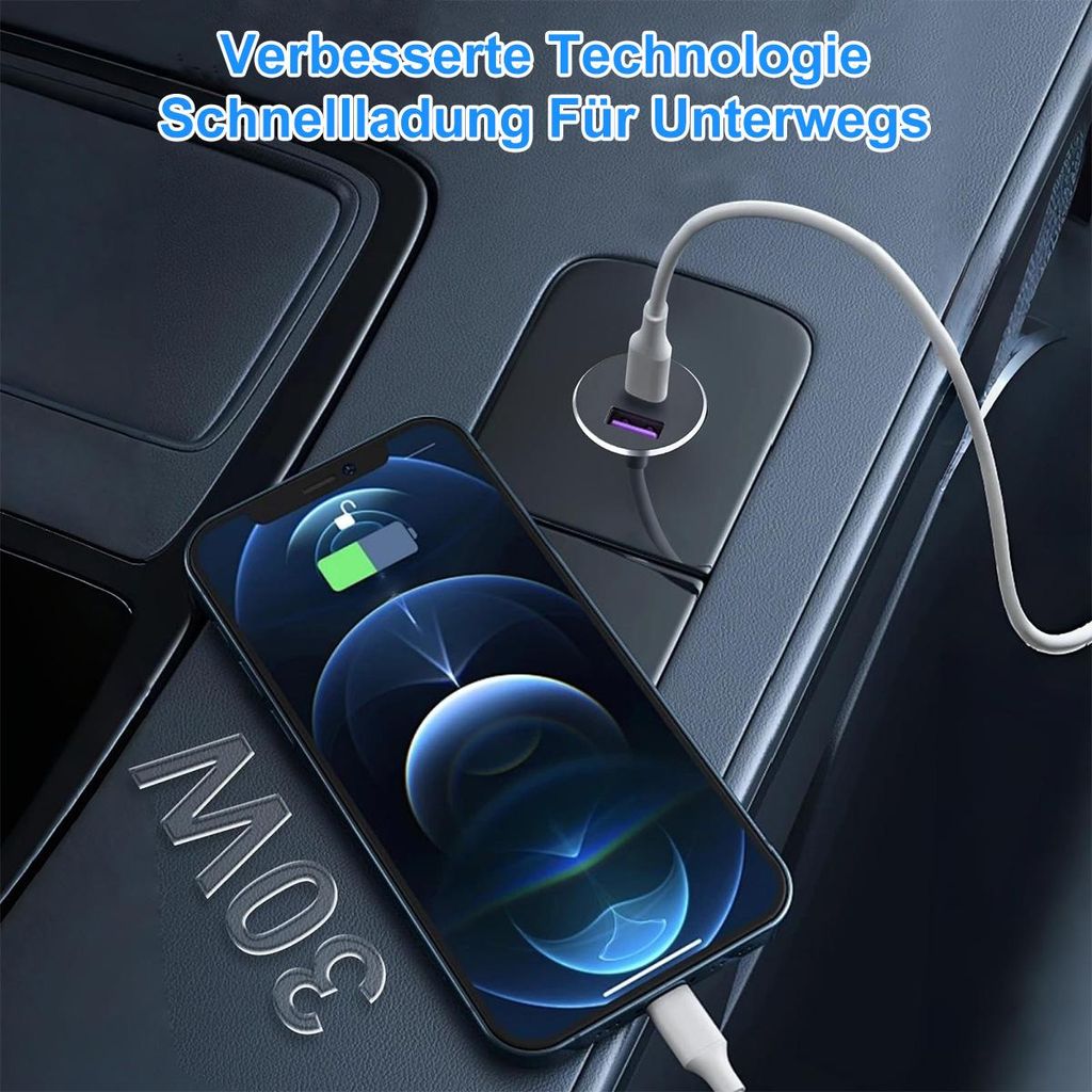 12 Volt USB Einbausteckdose: 200W Zigarettenanzünd Produktbild-Vorschau 3