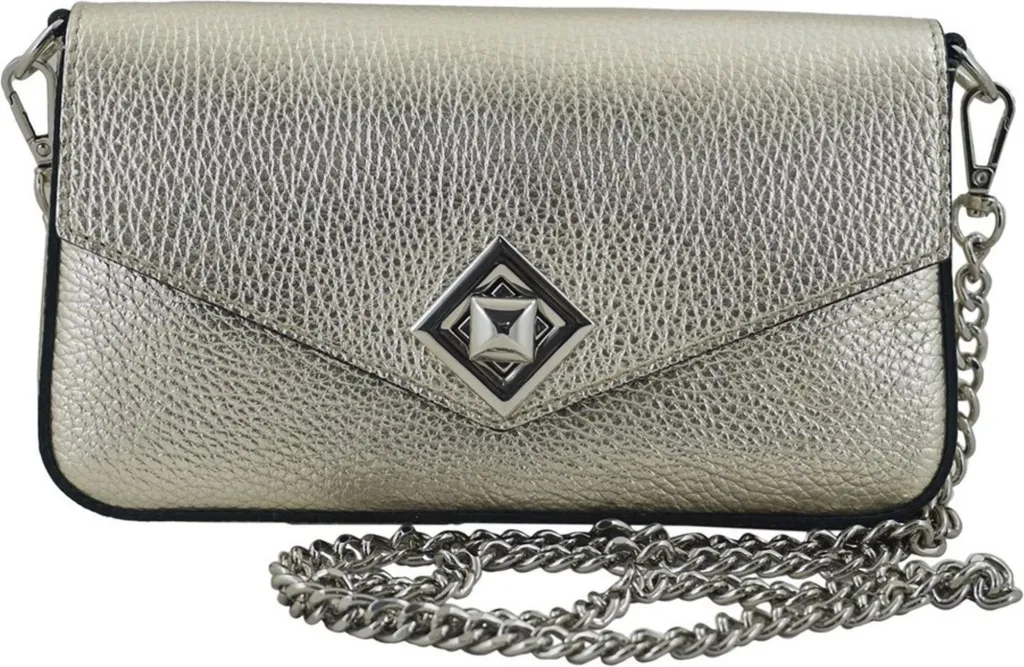 Grand sac cabas femme Barberini's 89017 en cuir souple noir élégant