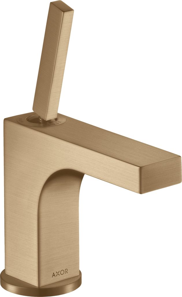 hansgrohe AXOR Citterio Einhebel-Waschtischmischer 90, Zugstangen-Ablaufgarnitur, für Handwaschbecken, 39035140
