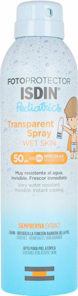 Isdin Fotoprotector Spray Trasparente Pelle Bagnata Spf50 Immagine del prodotto 