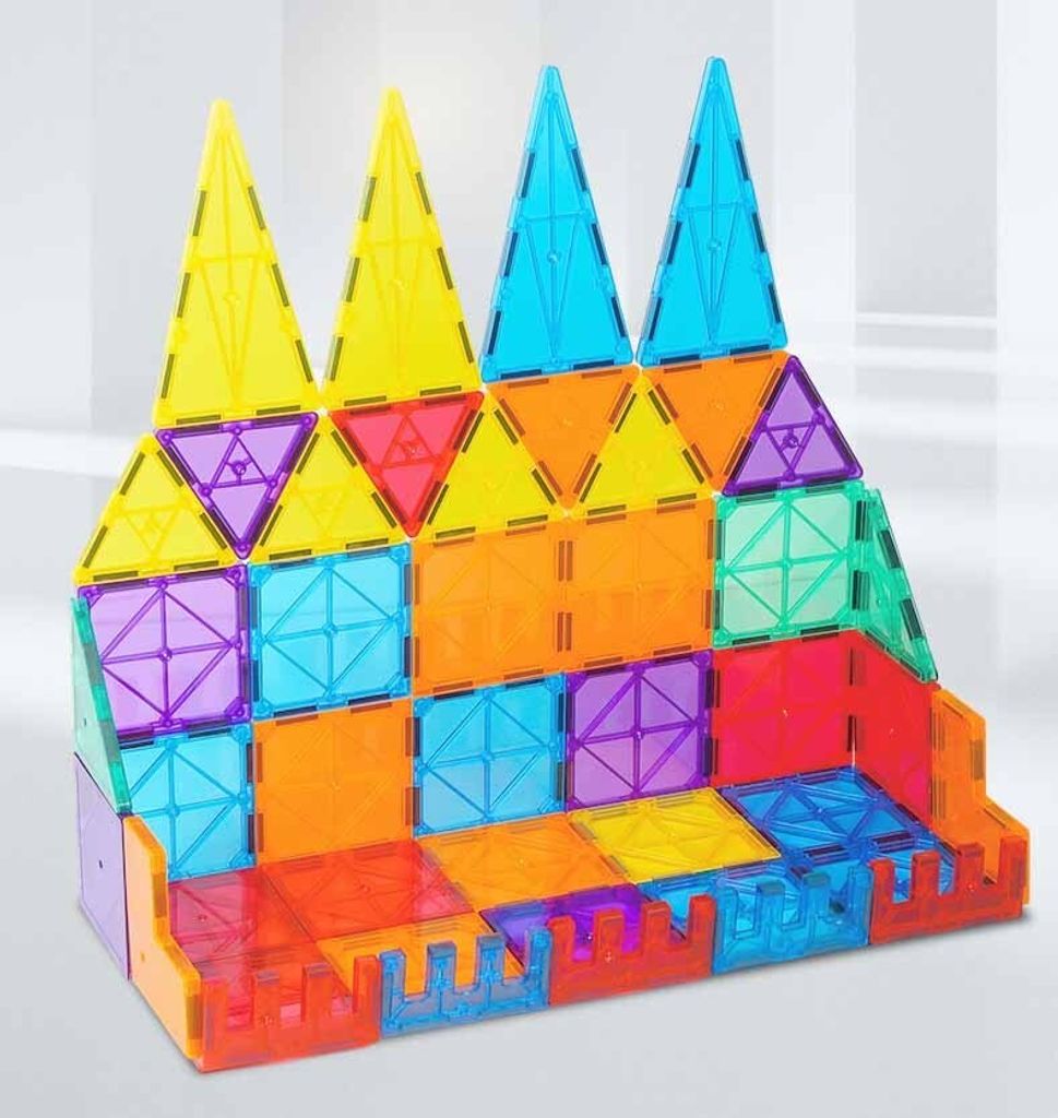 Magnetická stavebnica pre deti sada 112ks - Magnetic Tiles Obrázok produktu 10