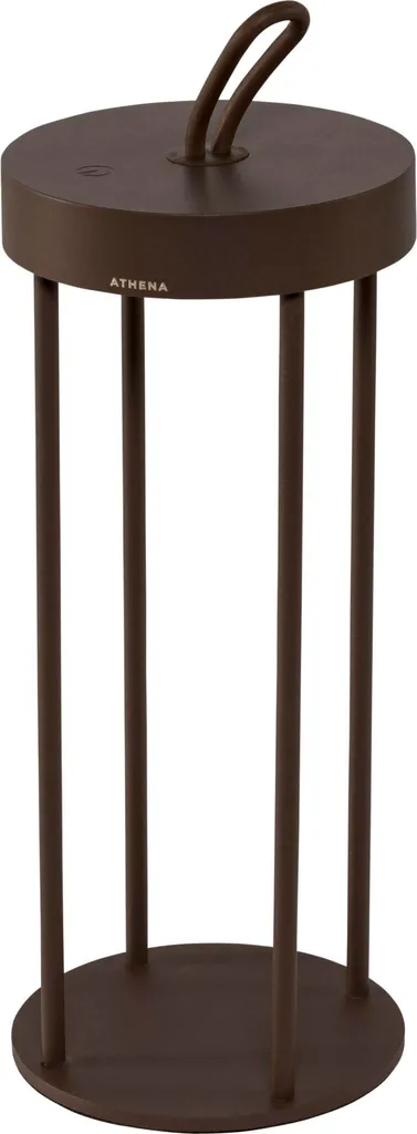 Lampe de jardin décorative ATHENA corten pour table et restaurant