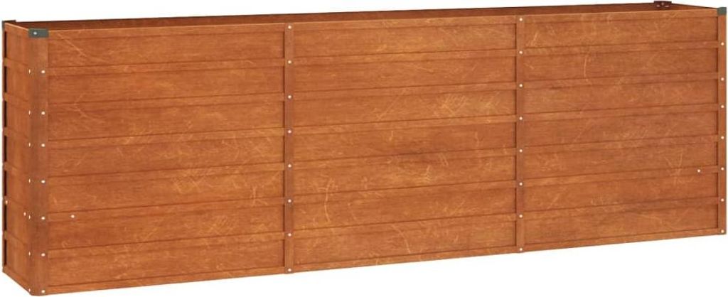 vidaXL Hochbeet Rostig 240x40x77 cm Cortenstahl Produktbild 