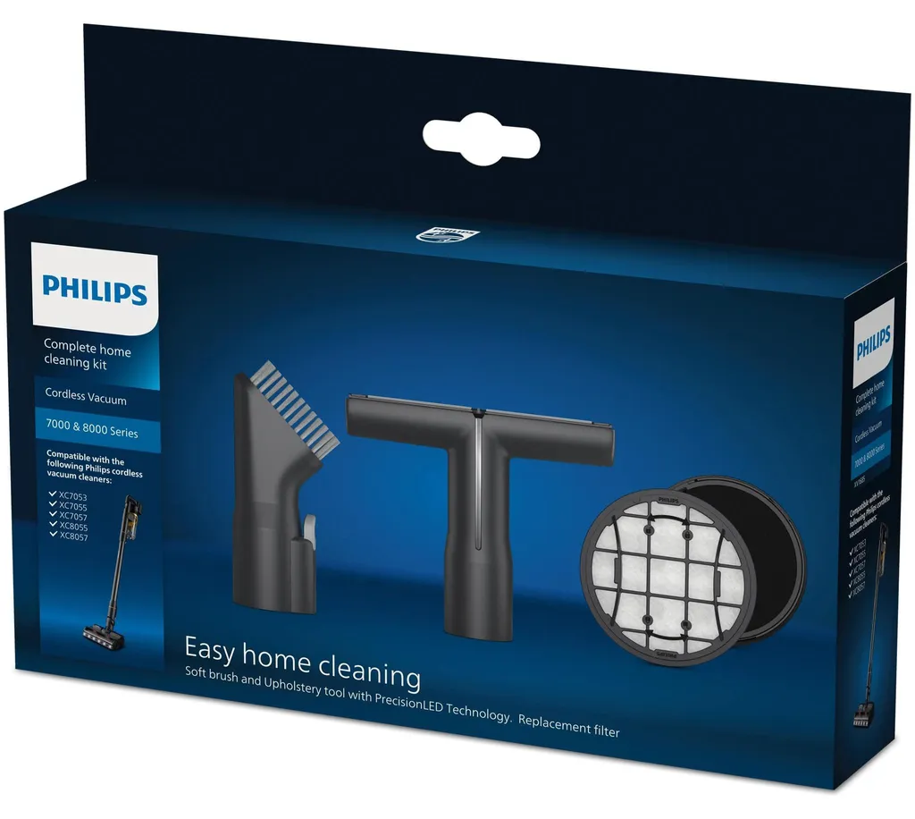 Kit d'accessoires Philips XV1685 pour aspirateur balai sans fil 4 pièces