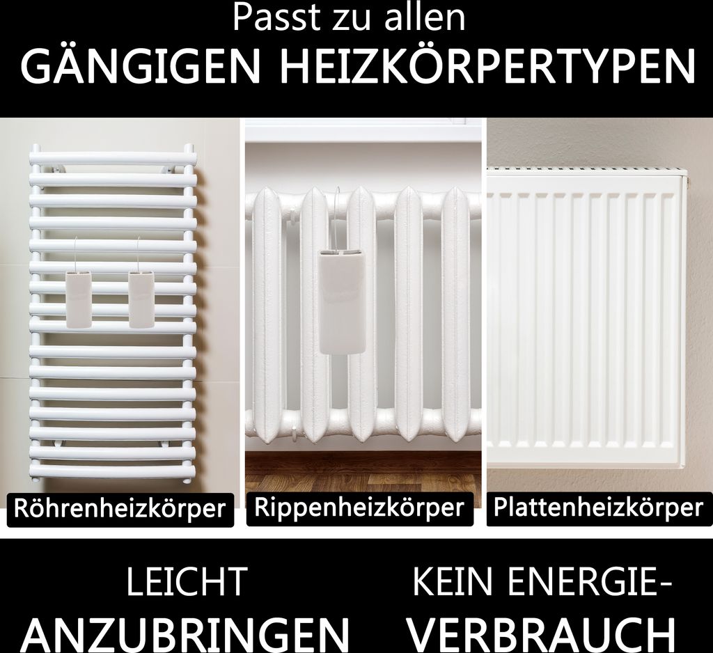 Luftbefeuchter Heizung Keramik Wasser Verdampfer Heizkörper Produktbild 7