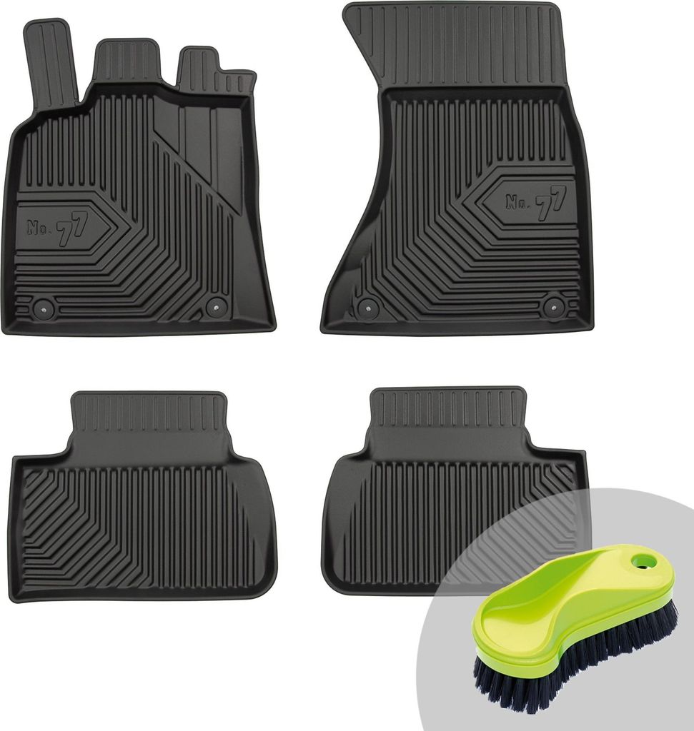 FROGUM No.77 Gummimatten Ganzjahresset von Auto Fußmatten Autofussmatten für Porsche Macan ab 2013