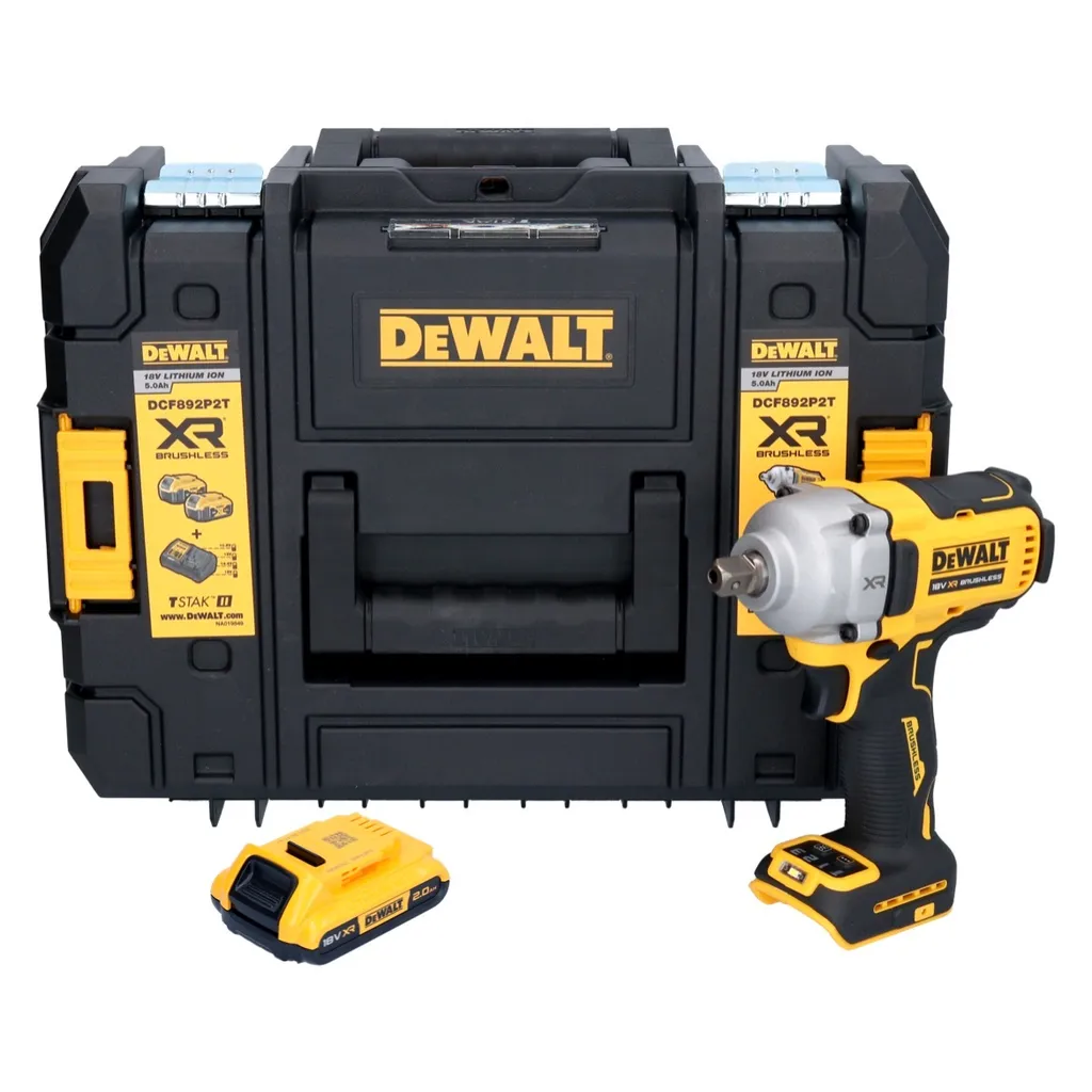 Visseuse à chocs pour chantier DeWalt DCF892NT serrage acier 1/2" - 2