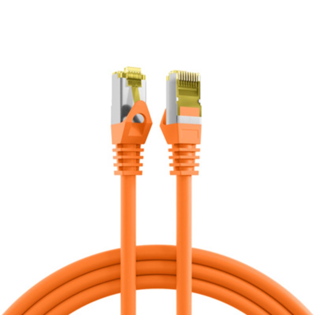 EFB RJ45 Patchkabel S/FTP,Cat.6A,LSZH,Cat.7 Rohk.,25m,orange