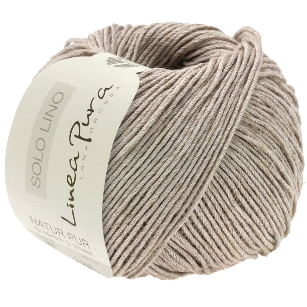 Lana Grossa - Solo Lino 0055 perlbeige Produktbild 