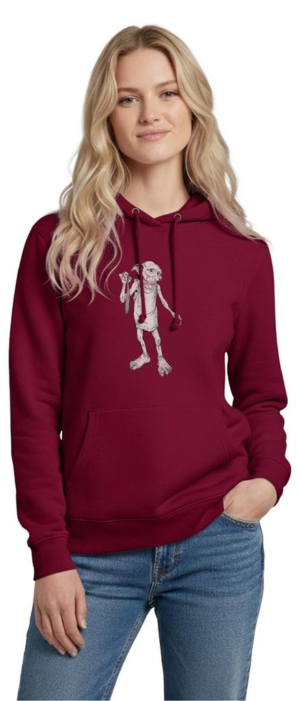 Spreadshirt Harry Potter Dobbys Geschenk Damen Hoodie, S, Bordeaux