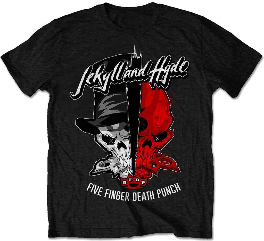 Fünf Finger Death Punch - Jekyll & Hyde Herren kleines T-Shirt - schwarz