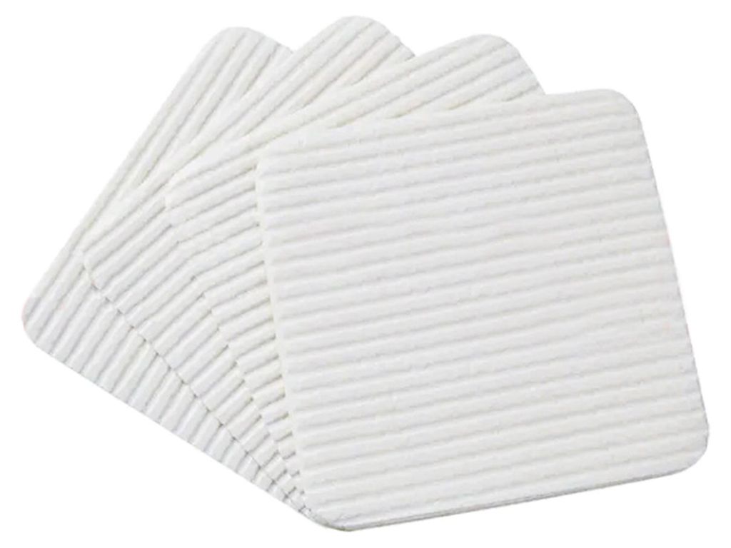 4 Stück selbstklebende, rutschfeste Teppichaufkleber aus Vliesstoff für Wohnzimmer und Wohnbereich, rutschfestes Klebeband für den täglichen Ge...