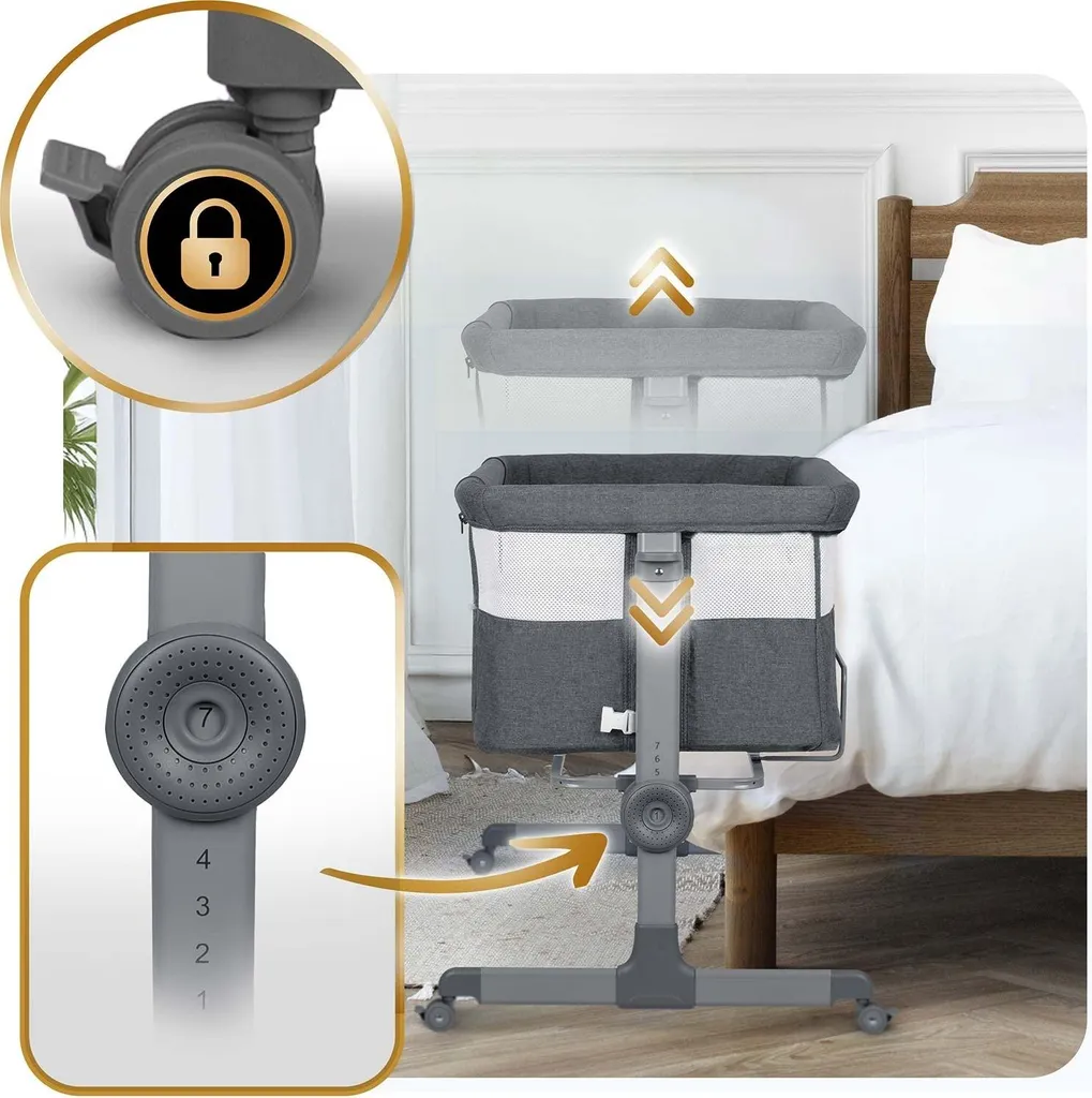 Lit bébé pliable cododo : solution gain de place pour petits appartements