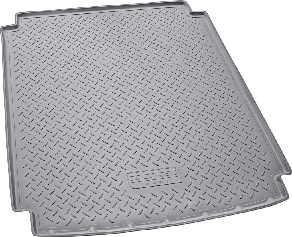Gummi Kofferraumwanne für Mercedes GL-Klasse, X164, 5 Sitze | 2006-2012 | GRAU