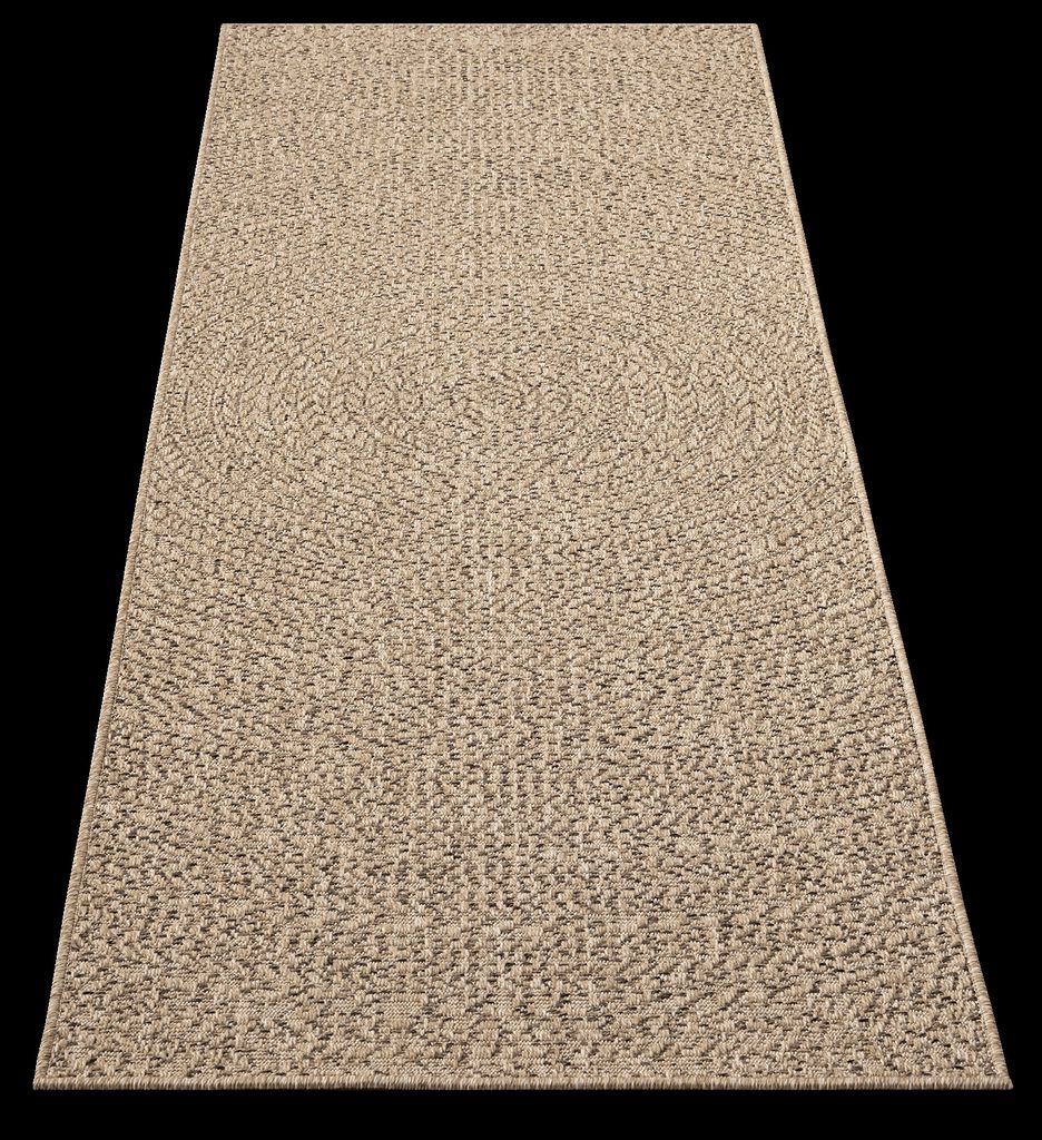 Outdoorteppich Terasse Balkon Indoor Robust Teppich Jute-Look