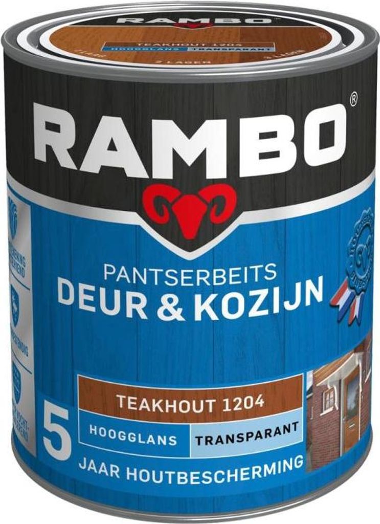 Panzerbeize Tür- und Fensterrahmen hg tr. 1204 0,75l Rambo