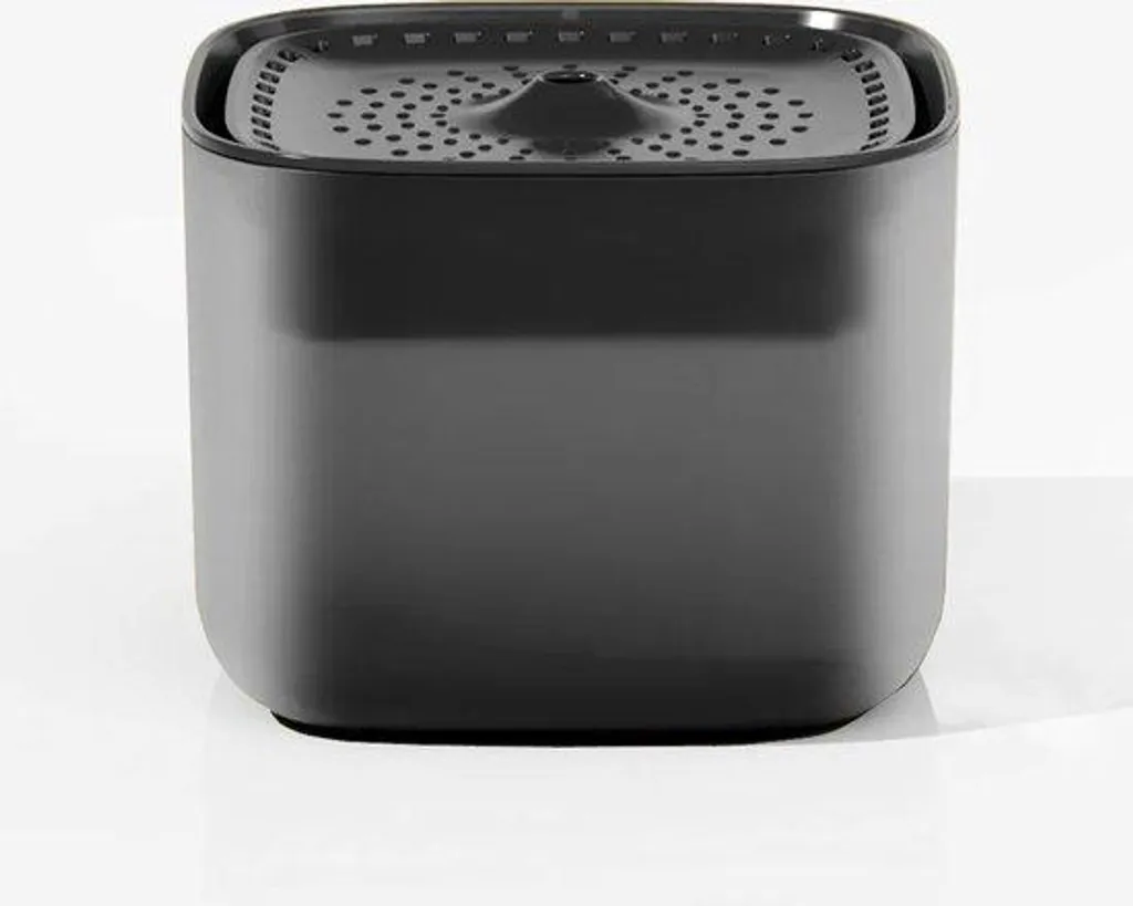 Fontaine à eau chat céramique noire - Idéal pour santé rénale du chat