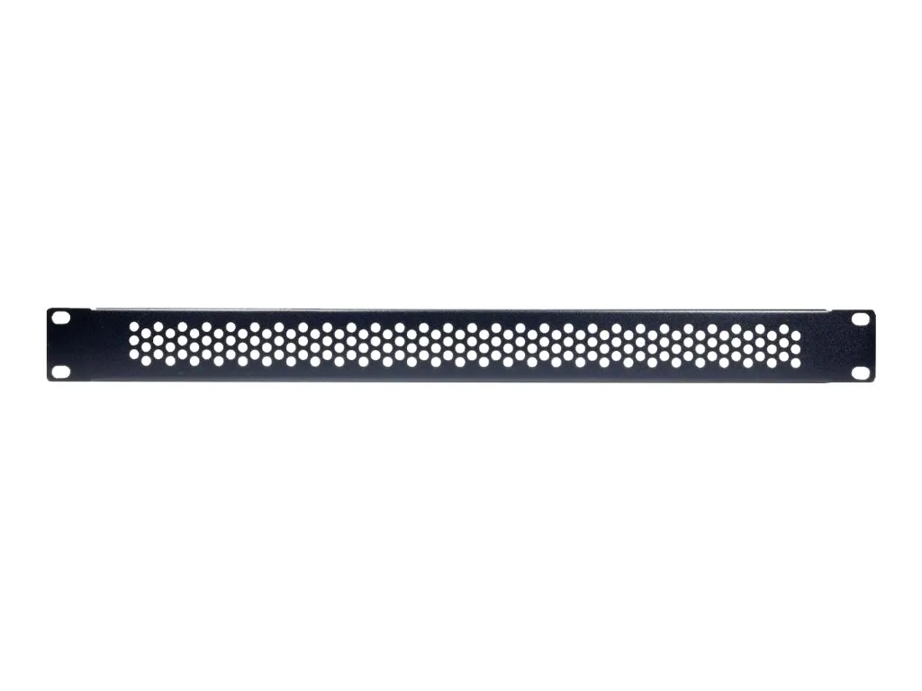 Inter-Tech 88887318 IPC Lochblende 1HE RAL 9005 - Pannello Cieco 19 Pollici