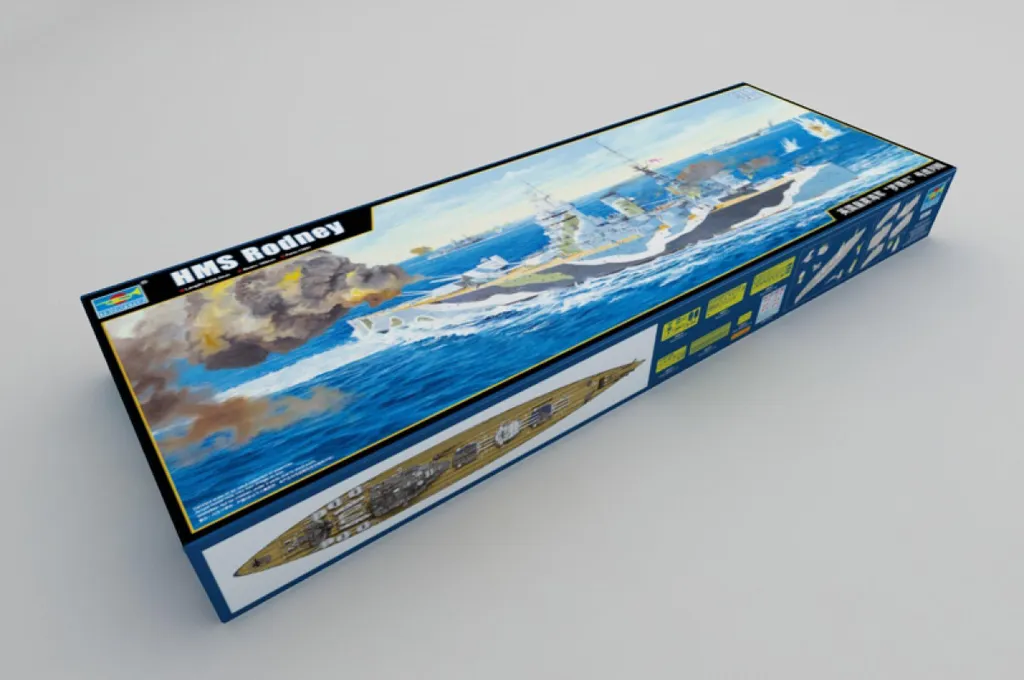 HMS Rodney 1:200 Trumpeter 3709 Projet de Modélisme pour Passionné Naval
