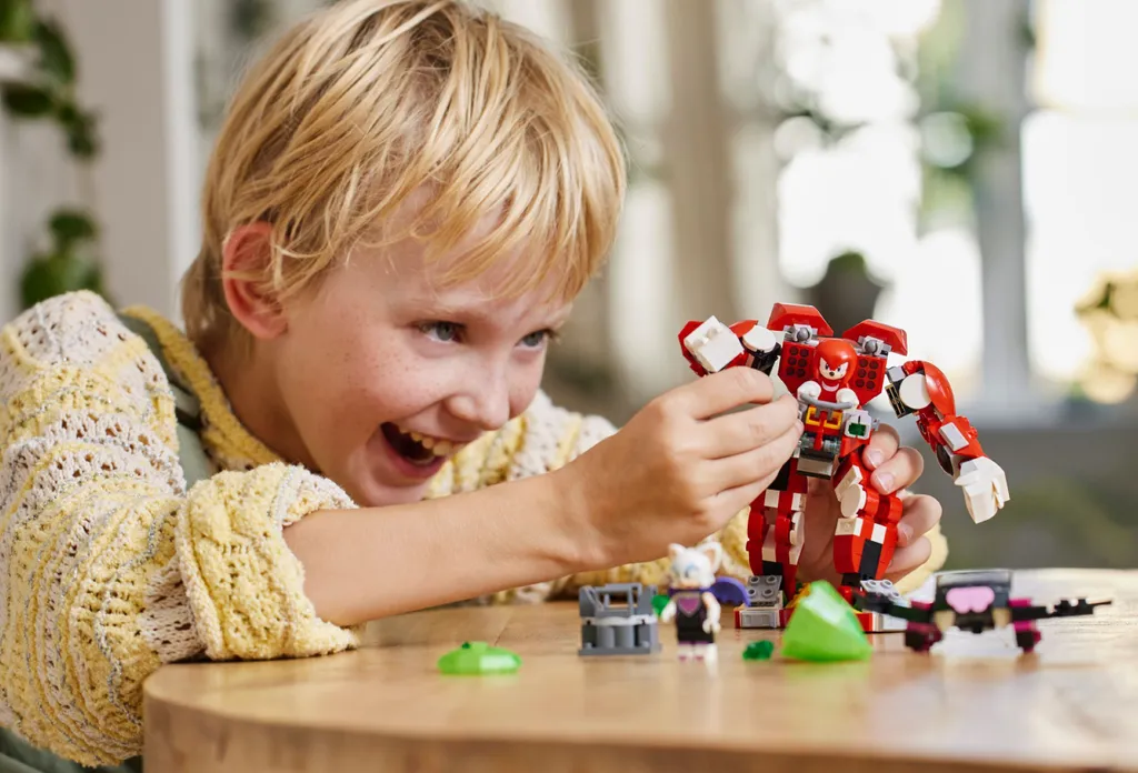Protection de la Master Emerald avec le Robot LEGO Sonic 76996 Knuckles - 12