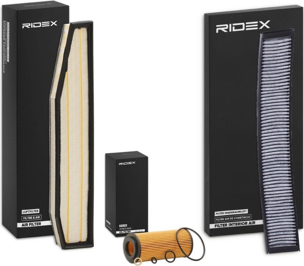 RIDEX Filterset Inspektionspaket Filtersatz für BMW 3 Touring (E91) X3 (E83)