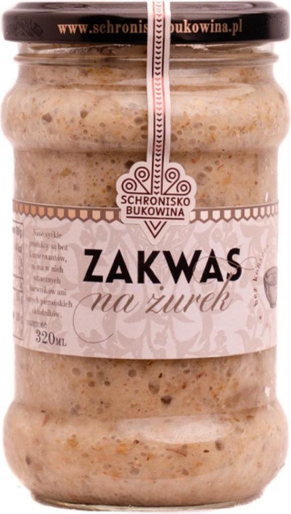Zakwas na żurek 320ml - Schronisko Bukowina Zdjęcie produktu 