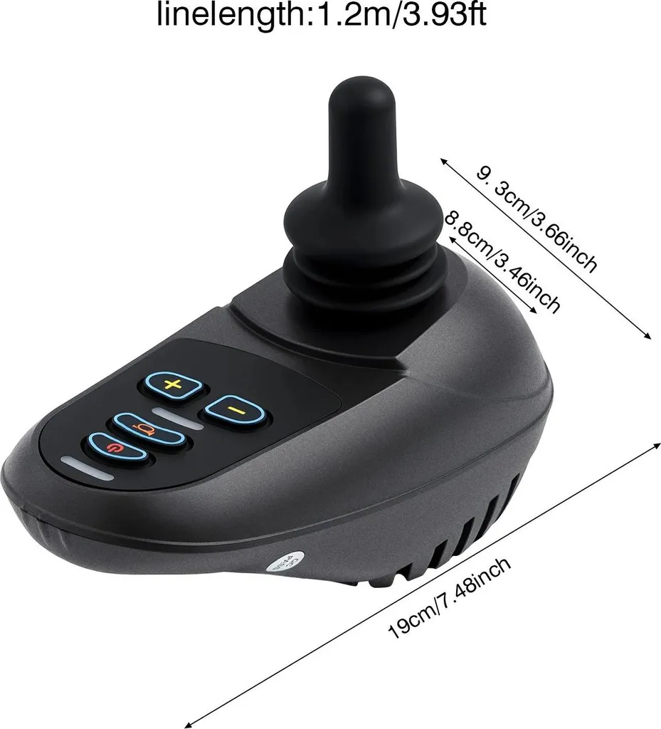 Joystick Fauteuil Roulant Électrique 24V CC 6A avec Adaptateur ML2P+