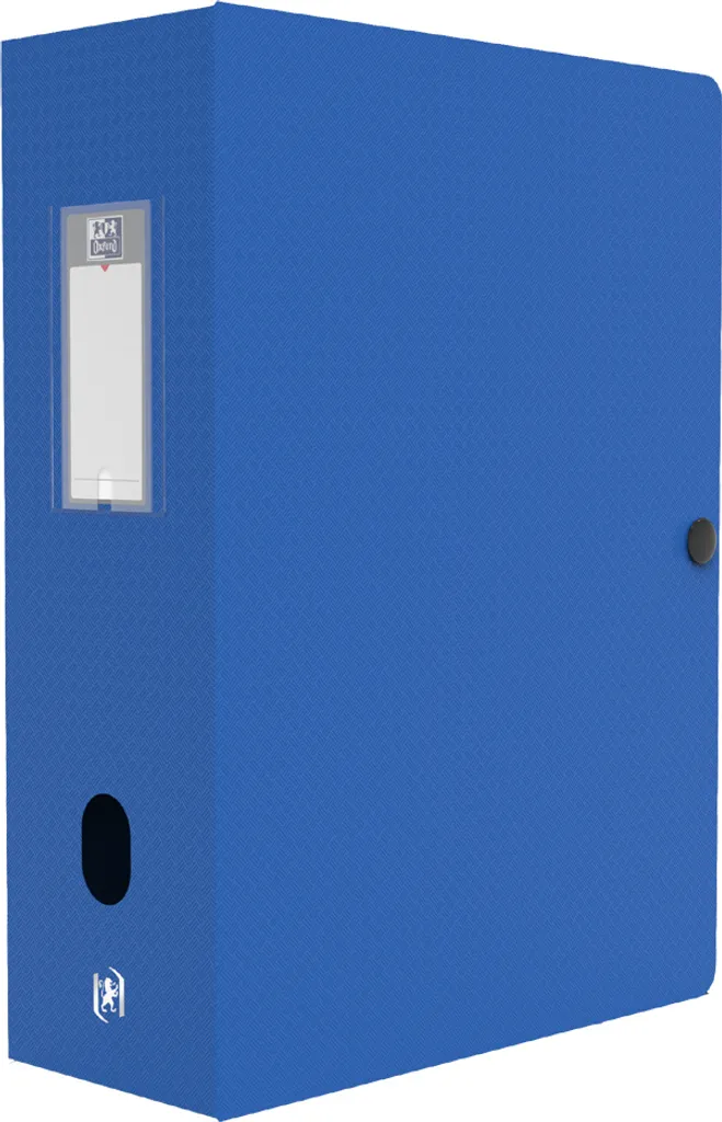 ELBA Scatola Memphis Blu 40mm DIN A4 - Archiviazione Resistente PP